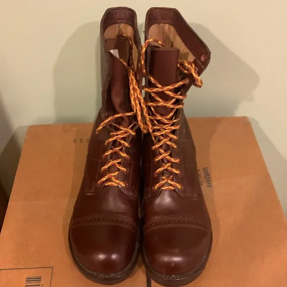 Corcoran brown leather boots. Size 12 D. Made in USA - Picture 4 of 10